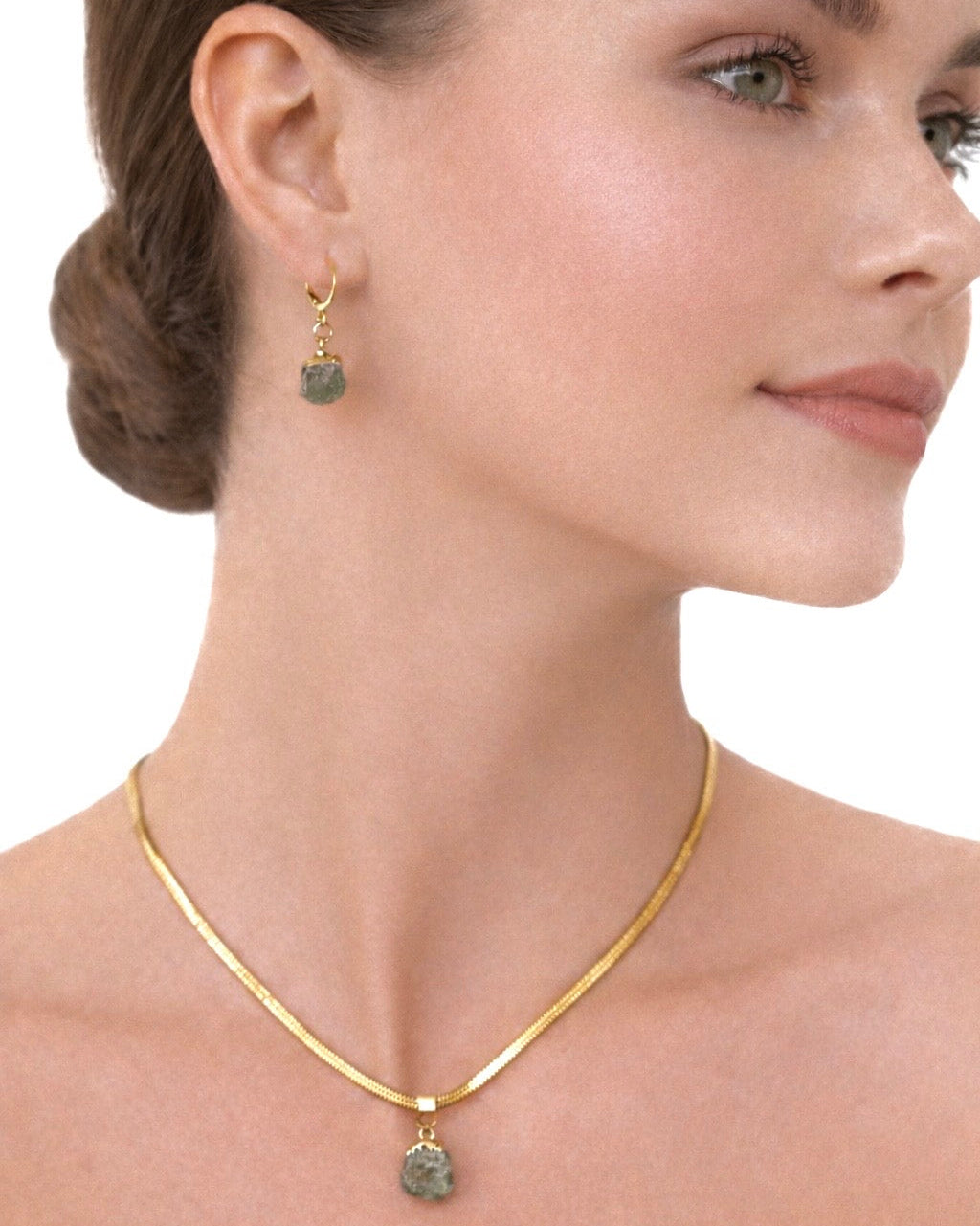 Set Labradorite (Collana+Orecchini) (Leone & Scorpione)