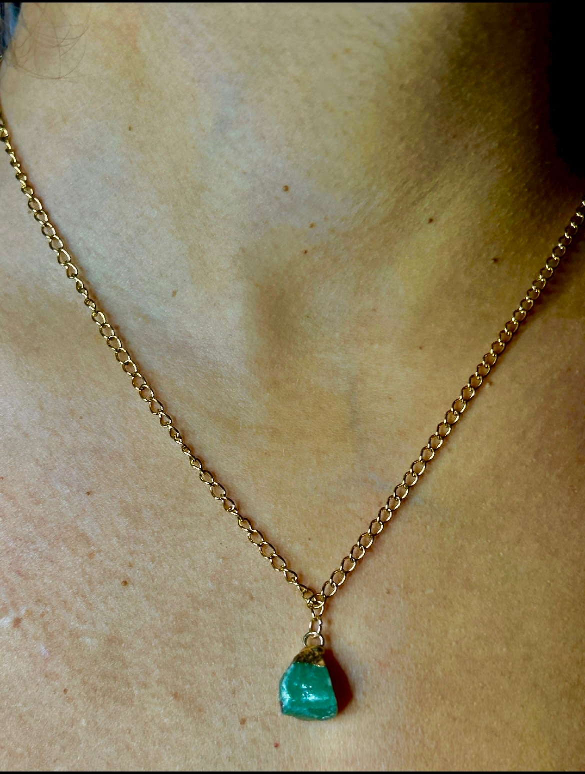 Avventurina verde (Toro & Vergine) - Catenina