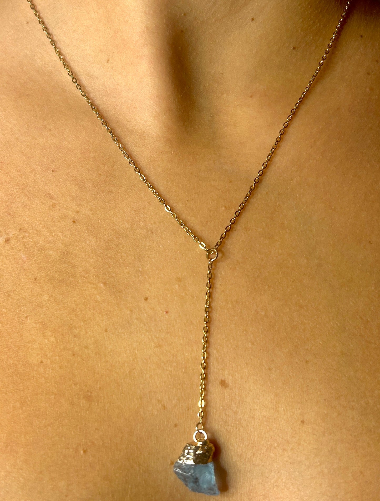 Acqua Marina (Bilancia & Cancro) - Collana Pendente