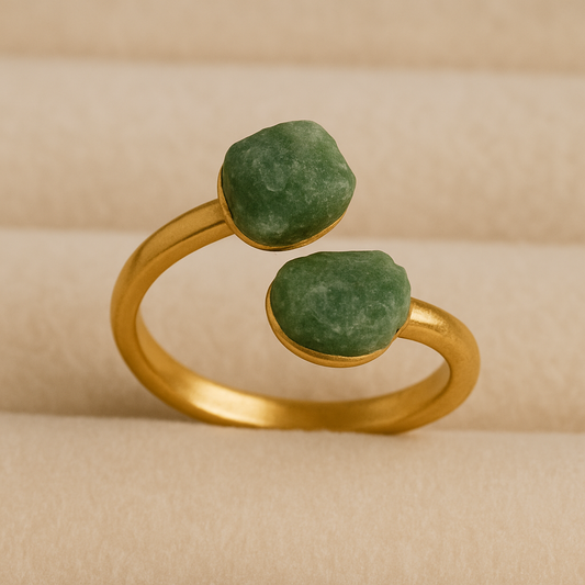 Anello Avventurina Verde
