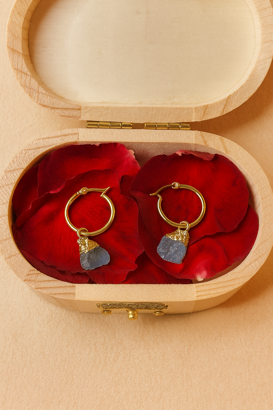 Orecchini Acqua marina (Bilancia & Cancro)