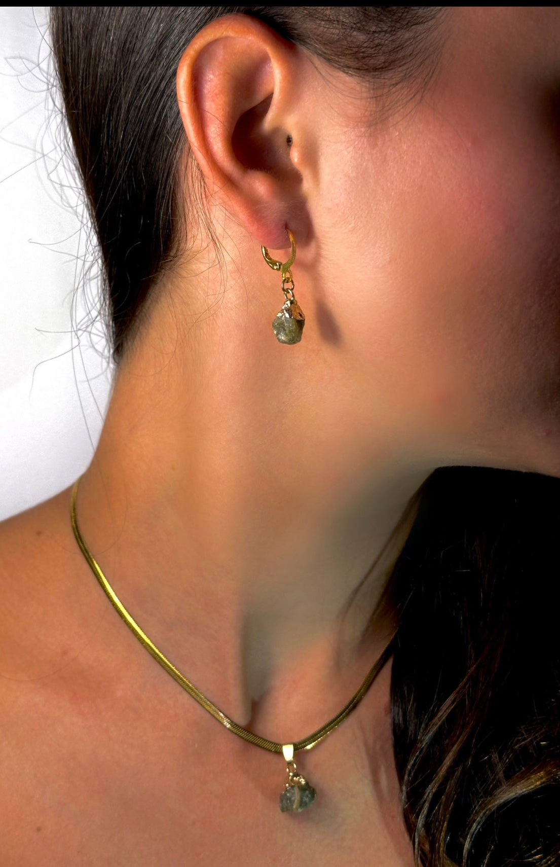 Set Labradorite (Collana+Orecchini) (Leone & Scorpione)