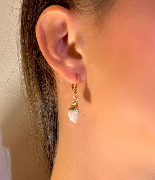 Orecchini Pietra di Luna (Ariete & Capricorno)