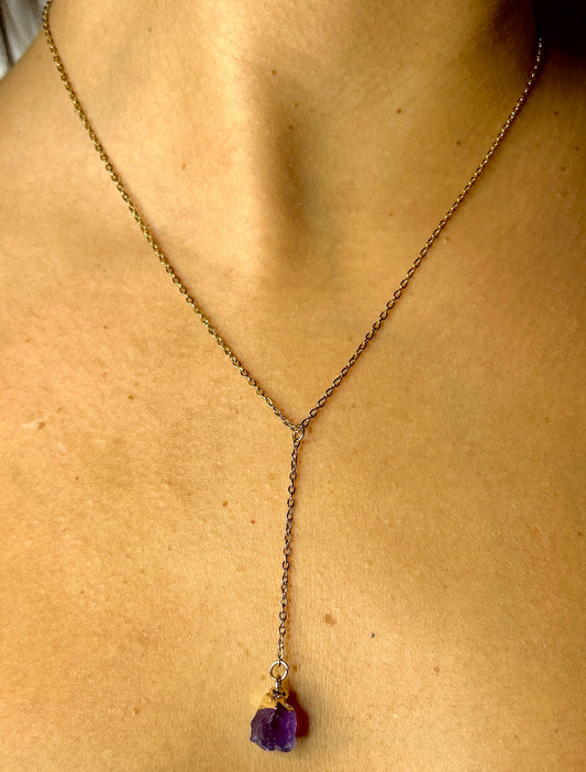 Ametista (Sagittario & Pesci) - Collana pendente